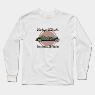 Vintage Wheels - Duesenberg SJ Phaeton Long Sleeve T-Shirt